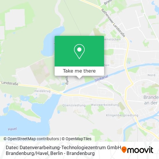 Datec Datenverarbeitung-Technologiezentrum GmbH Brandenburg / Havel map