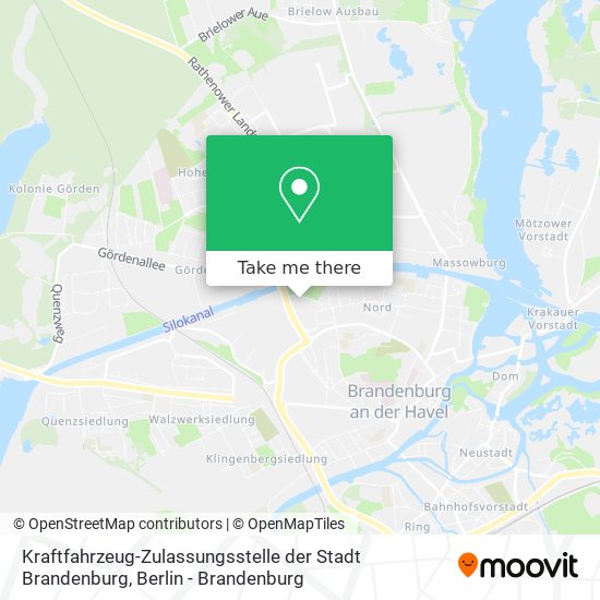 Kraftfahrzeug-Zulassungsstelle der Stadt Brandenburg map