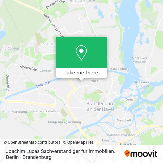 Joachim Lucas Sachverständiger für Immobilien map