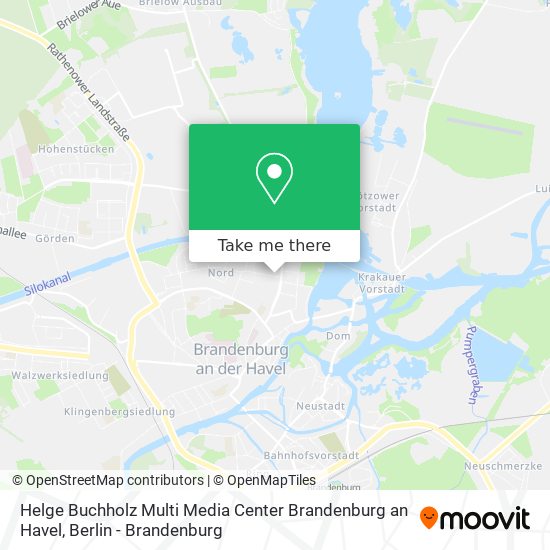 Helge Buchholz Multi Media Center Brandenburg an Havel map