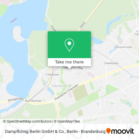 Dampfkönig Berlin GmbH & Co. map