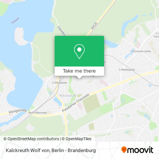 Kalckreuth Wolf von map