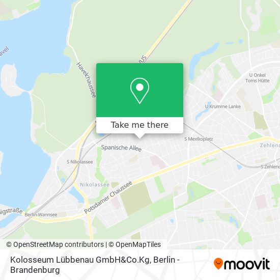 Kolosseum Lübbenau GmbH&Co.Kg map