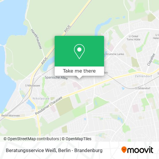 Карта Beratungsservice Weiß