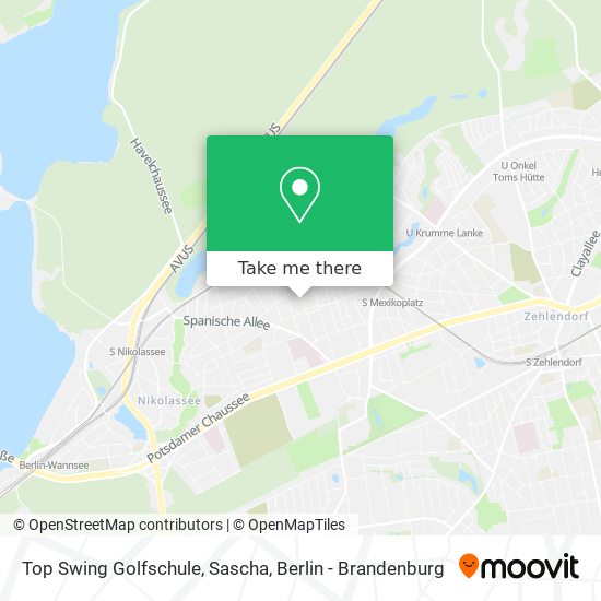 Карта Top Swing Golfschule, Sascha
