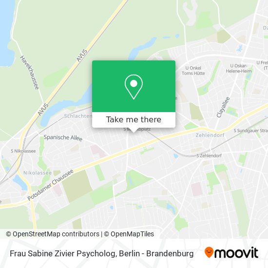 Frau Sabine Zivier Psycholog map