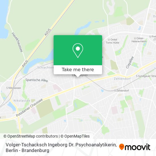 Volger-Tschacksch Ingeborg Dr. Psychoanalytikerin map