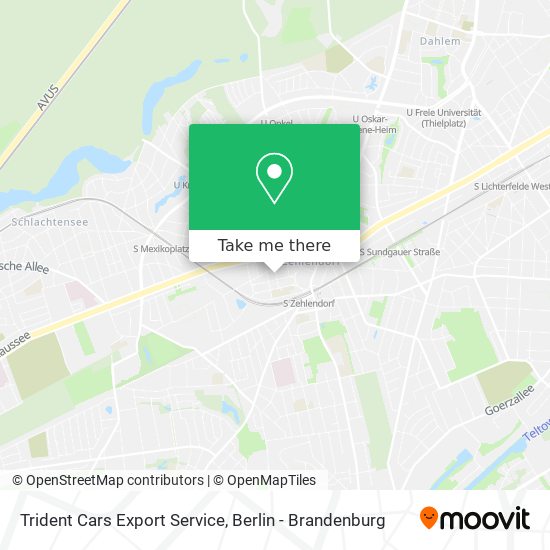 Trident Cars Export Service map