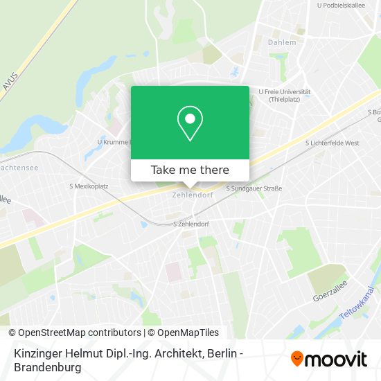 Kinzinger Helmut Dipl.-Ing. Architekt map