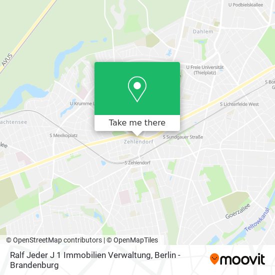 Ralf Jeder J 1 Immobilien Verwaltung map