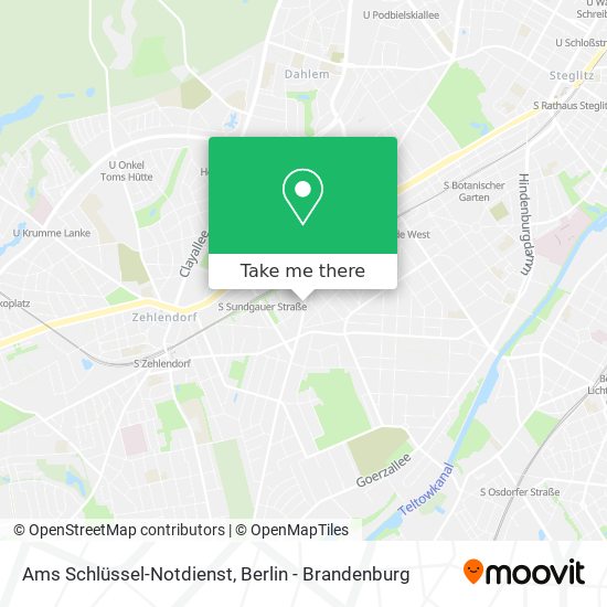 Ams Schlüssel-Notdienst map