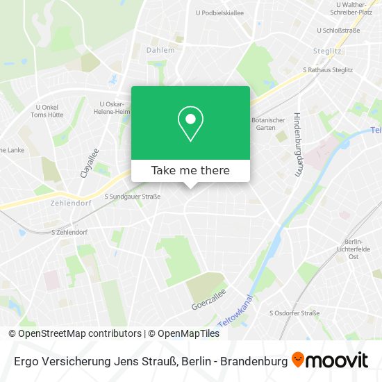 Ergo Versicherung Jens Strauß map