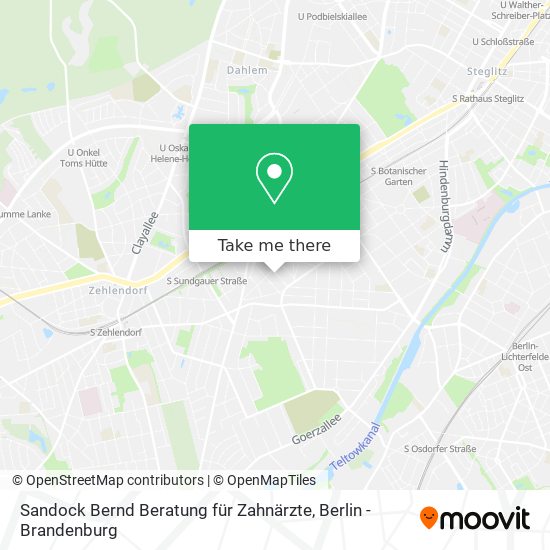 Sandock Bernd Beratung für Zahnärzte map