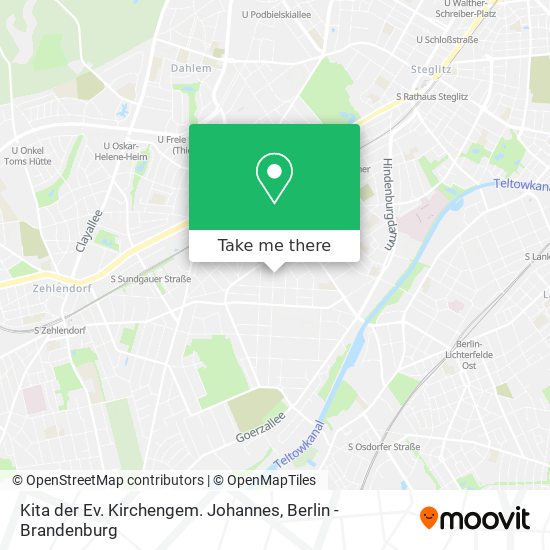 Kita der Ev. Kirchengem. Johannes map