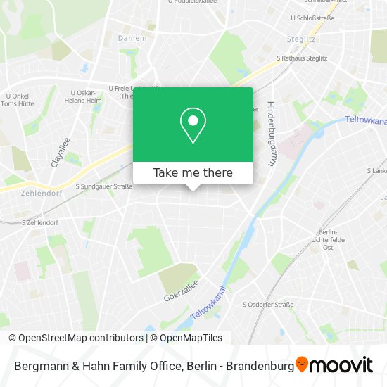 Bergmann & Hahn Family Office map