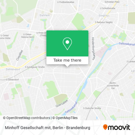 Minhoff Gesellschaft mit map