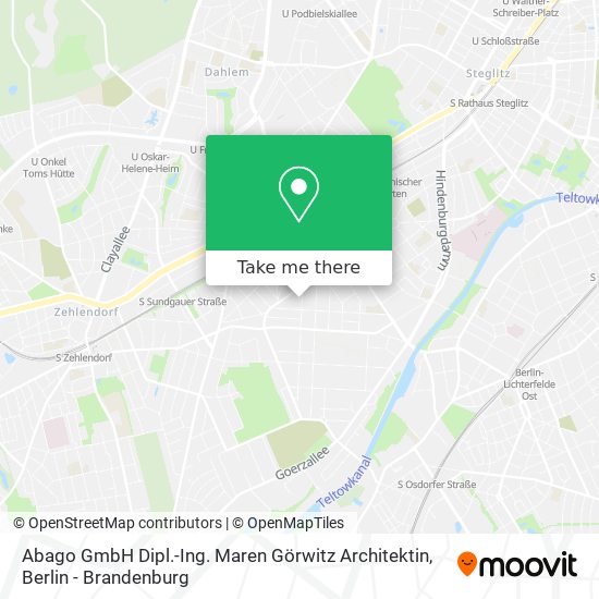 Abago GmbH Dipl.-Ing. Maren Görwitz Architektin map
