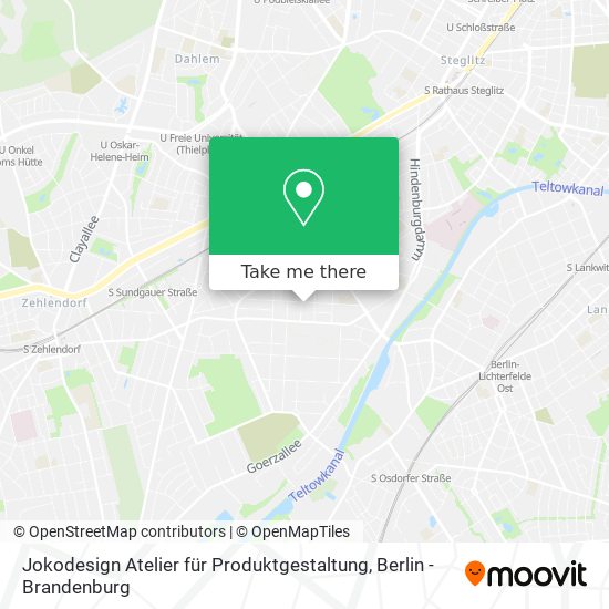 Jokodesign Atelier für Produktgestaltung map