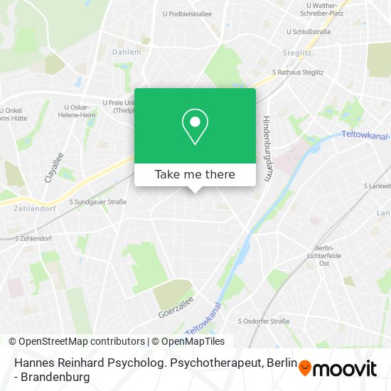 Hannes Reinhard Psycholog. Psychotherapeut map