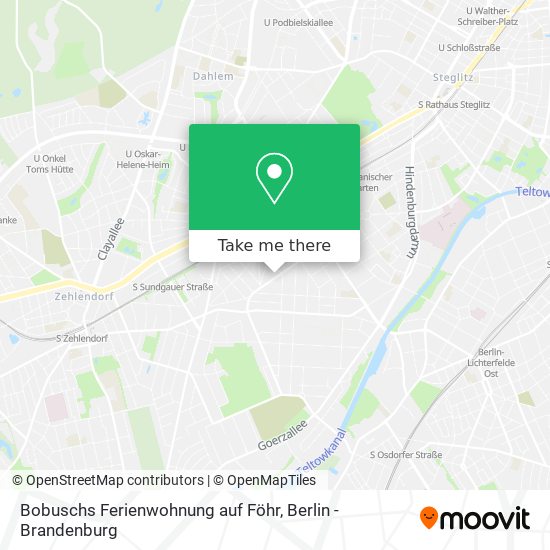 Карта Bobuschs Ferienwohnung auf Föhr