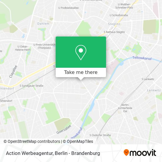 Action Werbeagentur map