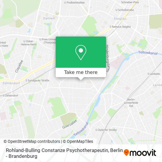 Карта Rohland-Bulling Constanze Psychotherapeutin