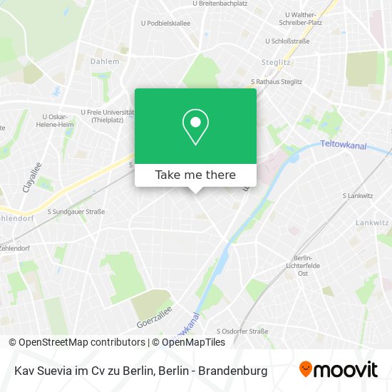 Kav Suevia im Cv zu Berlin map