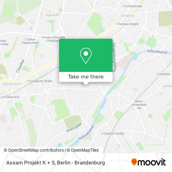Assam Projekt K + S map