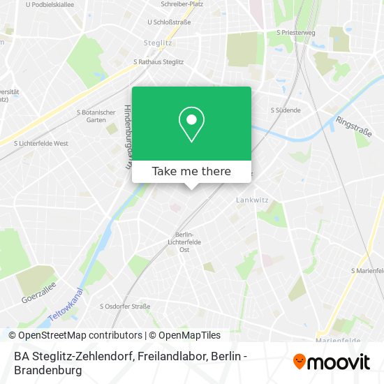 BA Steglitz-Zehlendorf, Freilandlabor map