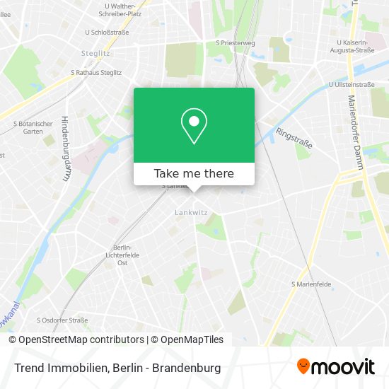 Trend Immobilien map