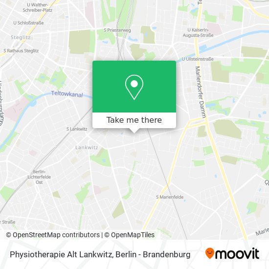 Physiotherapie Alt Lankwitz map