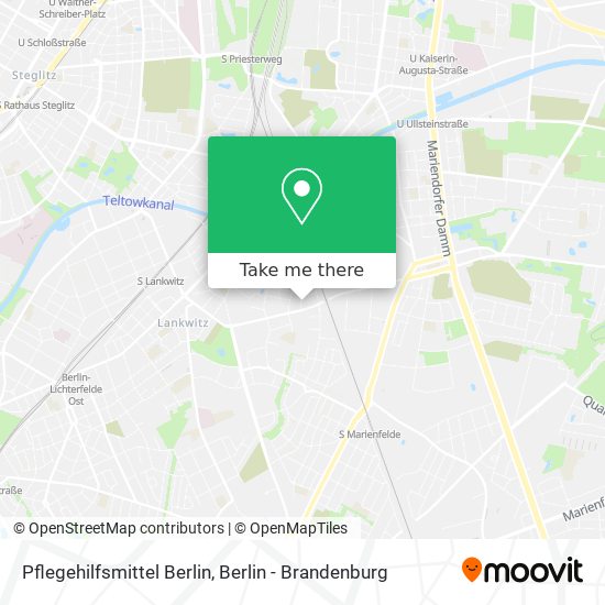 Pflegehilfsmittel Berlin map