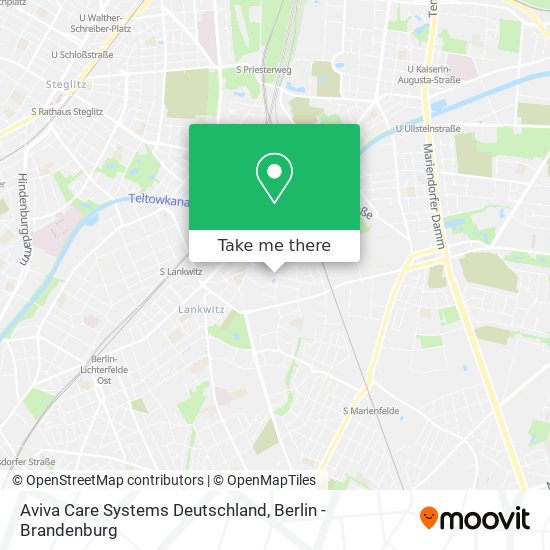 Карта Aviva Care Systems Deutschland