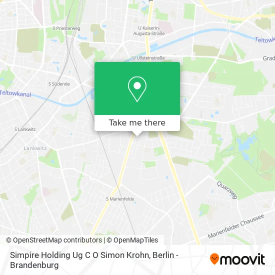 Карта Simpire Holding Ug C O Simon Krohn