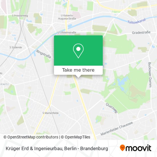 Krüger Erd & Ingenieurbau map