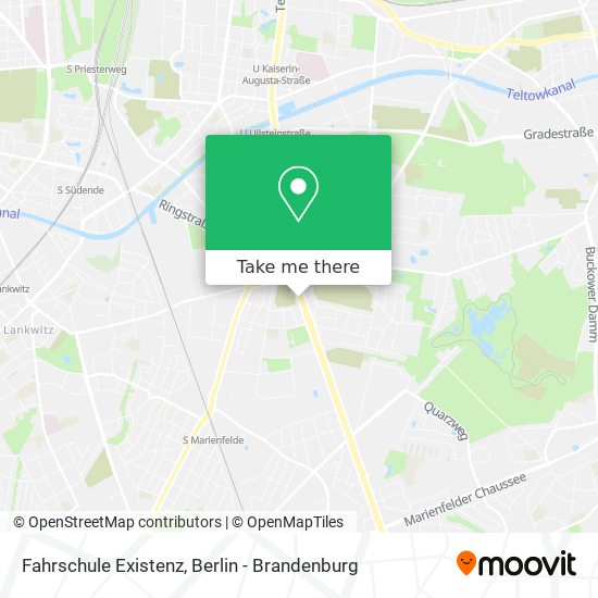 Fahrschule Existenz map