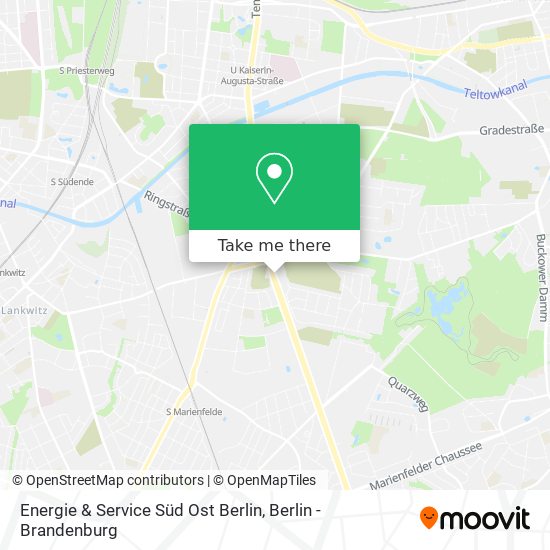 Energie & Service Süd Ost Berlin map