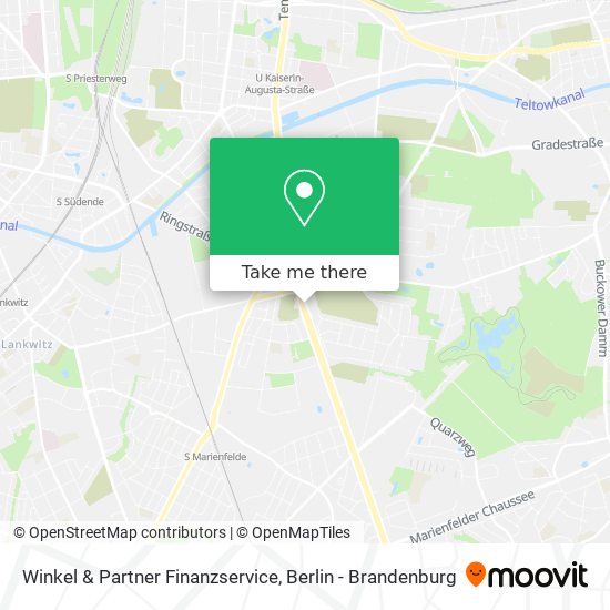 Winkel & Partner Finanzservice map
