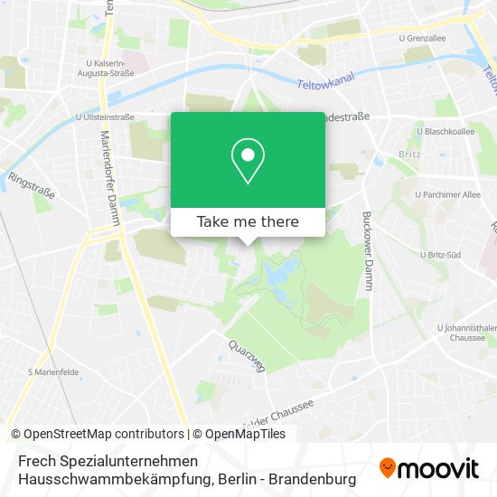 Frech Spezialunternehmen Hausschwammbekämpfung map