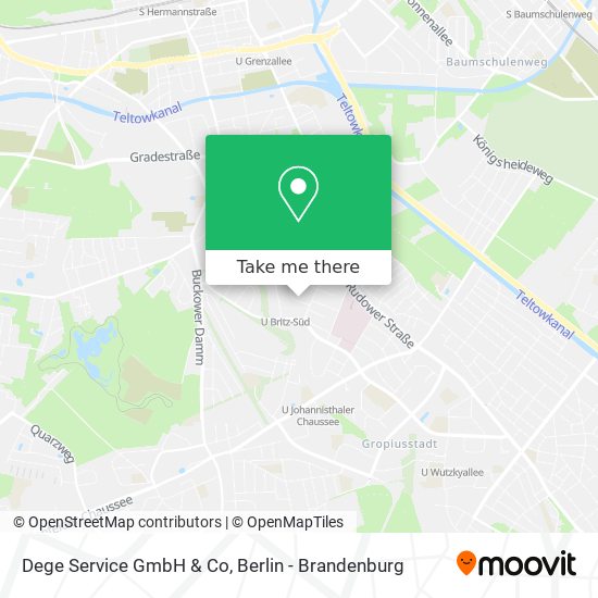 Dege Service GmbH & Co map