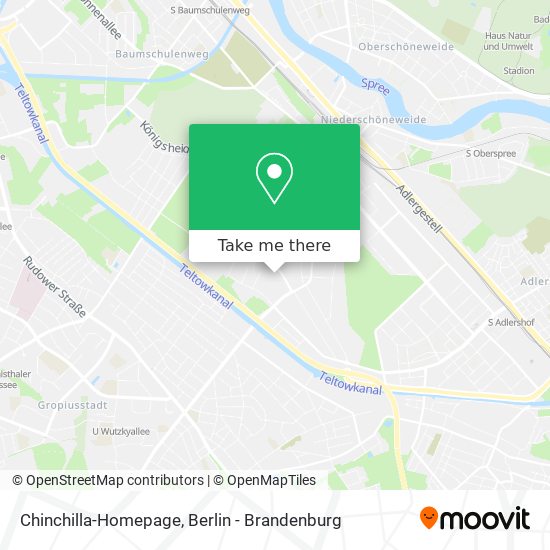 Chinchilla-Homepage map