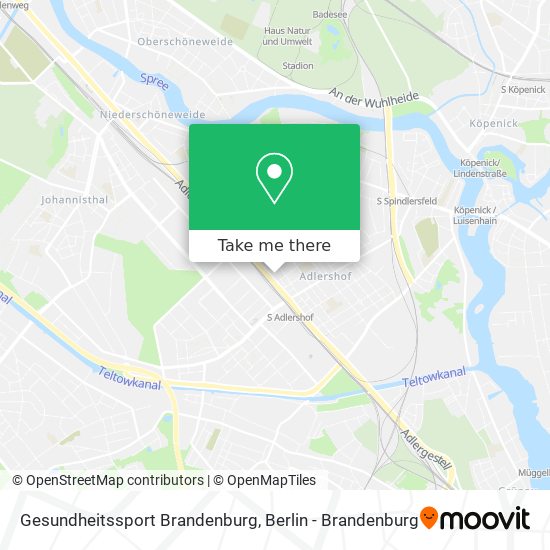 Карта Gesundheitssport Brandenburg