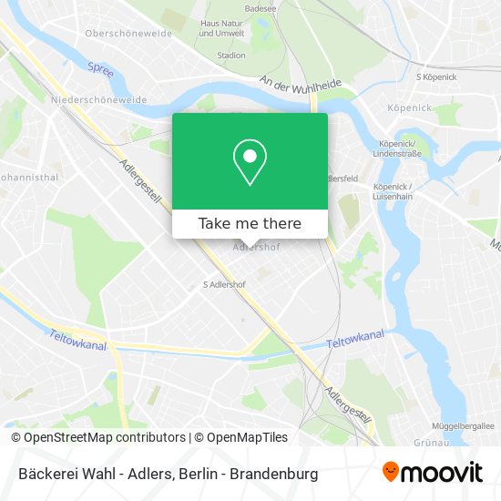 Карта Bäckerei Wahl - Adlers