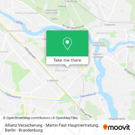 Карта Allianz Versicherung - Martin Fast Hauptvertretung