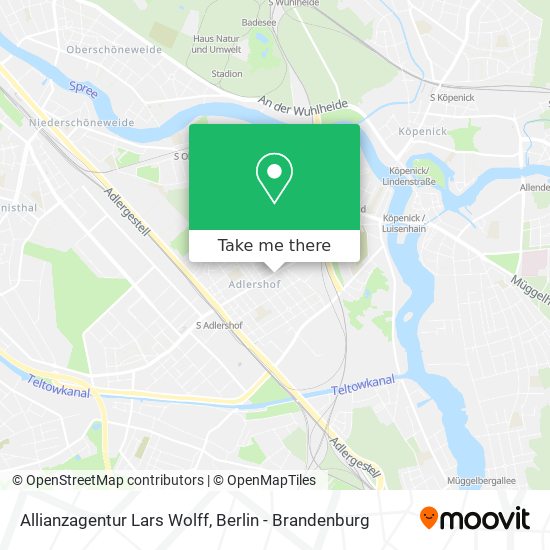 Allianzagentur Lars Wolff map