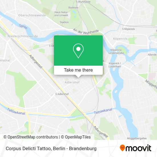 Corpus Delicti Tattoo map