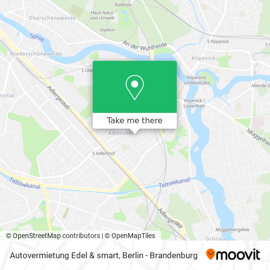 Autovermietung Edel & smart map