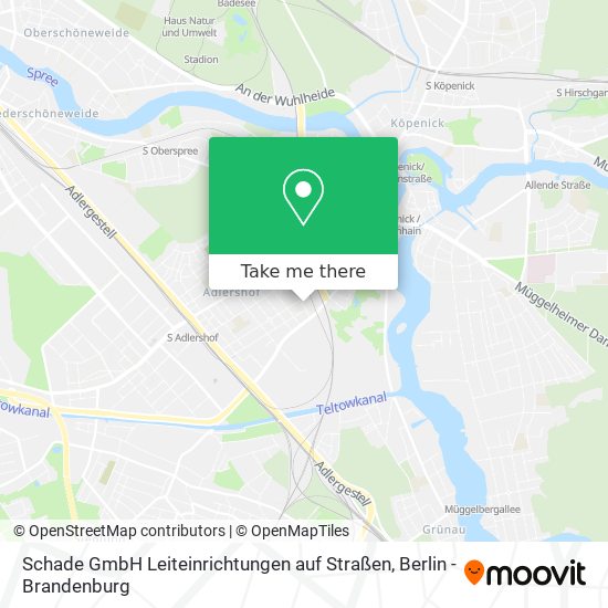 Schade GmbH Leiteinrichtungen auf Straßen map