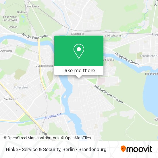 Hinke - Service & Security map