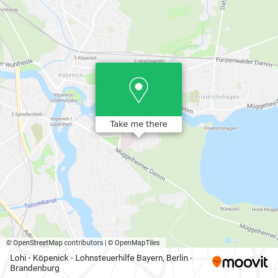 Карта Lohi - Köpenick - Lohnsteuerhilfe Bayern